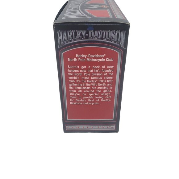 Harley Davidson Christmas Ornament Motorcycle Elf - Picture 3 of 4